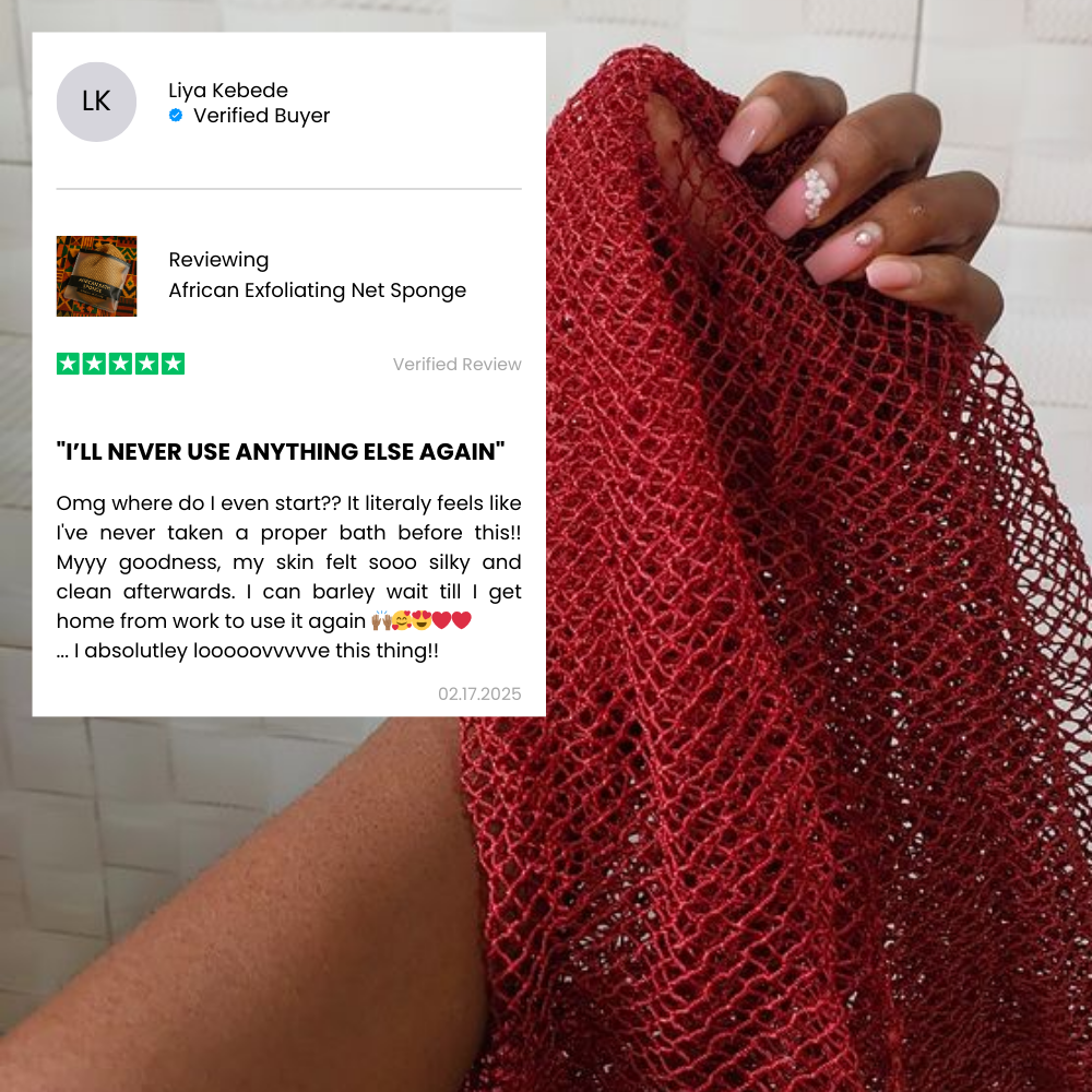 African Exfoliating Net Sponge